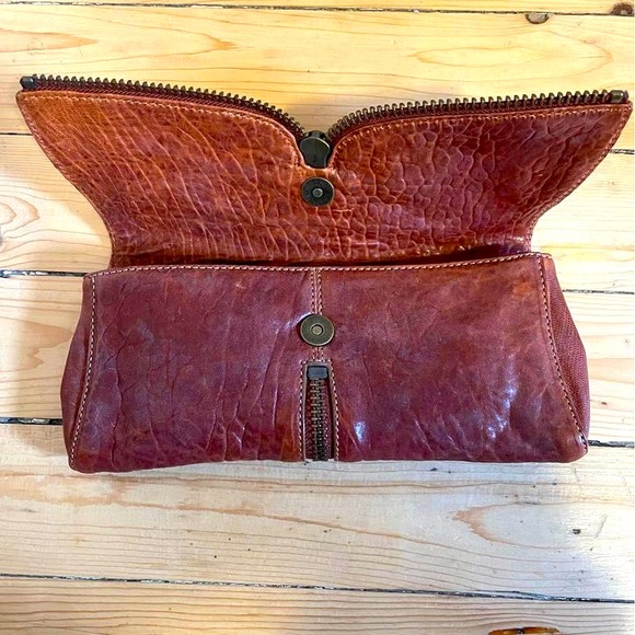 Kooba real leather brown clutch - Picture 3 of 4